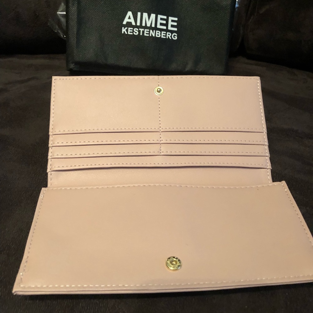 NWT Aimee Kestenberg Marietta Wallet in blush